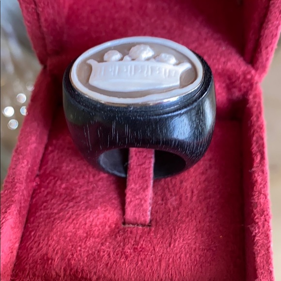 Artisan made in Italy cameo ring. - Picture 2 of 3